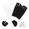 Baluue 2 Pairs UV Prevention Gloves for Nail Art Protection