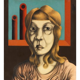Heinrich Hoerle : Factory Worker : 1926 : Archival Canvas Art