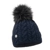 ELIMELI® 15568 Women's Winter Hat, Warm Knitted Hat with Bobble,