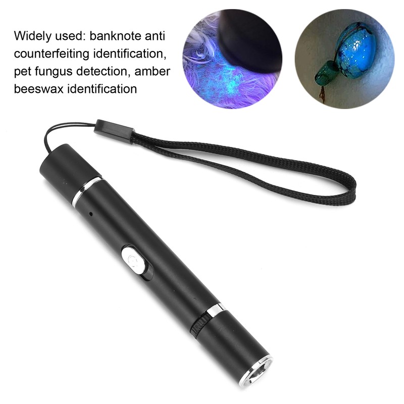 Pet Moss Light Hand Held LED UV Flashlight for Detecting