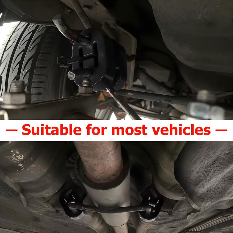 Osilly Car Exhaust Hanger, Rubber Insulator Bushing Mount, 2 Holes