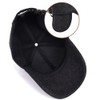 Men's Winter Warm Wool Woolen Tweed Peaked Baseball Cap Hat