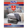 Hefty Underbed Flexible Tote with Breathable Mesh, Double Zipper, 2