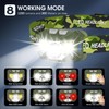 LHKNL Headlamp Flashlight, Lumen Ultra-Light Bright LED Rechargeable Headlight with