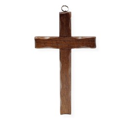 La Balestra Wooden Wall Cross - Made in Umbria Italy - Solid Wood - 16.5 x 9.5 cm (16.5 x 9.5 cm)