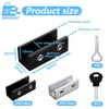 Pack of 4 Adjustable Sliding Window Door Lock WISIRENT, Adjustable