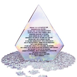 The Clearly Impossible Puzzle - 100, 200, 500, 1000 Pieces Hardest Puzzle for Adults - Crystal Edition