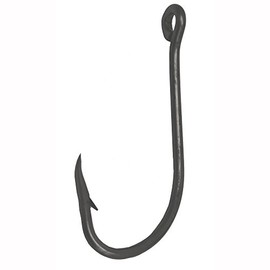 Eagle Claw Offset de Mango Plano Gancho (50 Unidades), Acero Inoxidable, Size 10/0