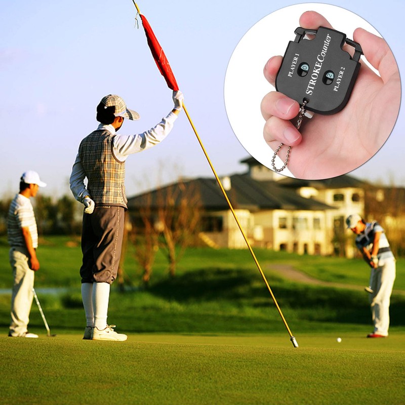 TYFYH Pack of 2 Golf Result Counters, Golf Scorer Counter,