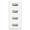 Sanwa Supply ACA-IP54W USB Charger, 4 Ports, Total 6A, Can