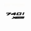 for 7 Series Gloss Black Emblem 740i+XDrive Number Letters Rear