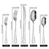20-Piece Silverware Set Service for 5 Stainless Steel Flatware Cutlery