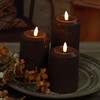 EZiGarden 3"x4" 5" 6" Flameless Flickering LED Candles Real Wax