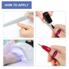 AHIER Butterfly-Shape Self-Adhesive Gel Nail Extension Forms - 100PCS Acrylic