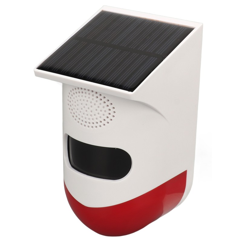 Solar Strobe Light Alarm Waterproof Waterproof Anti Theft Outdoor Motion