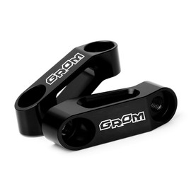 Mokiton Motorcycle Rearview Mirror Risers Extenders Adapter Kit Compatible With Honda Grom 125 2019-2024 2025 | Grom125 MSX125 MSX125SF MSX 125 Accessories Brackets (black)