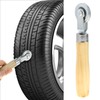 QWORK Tire Repair Patch Tools Kit, Tire Tungsten Carbide Buffing