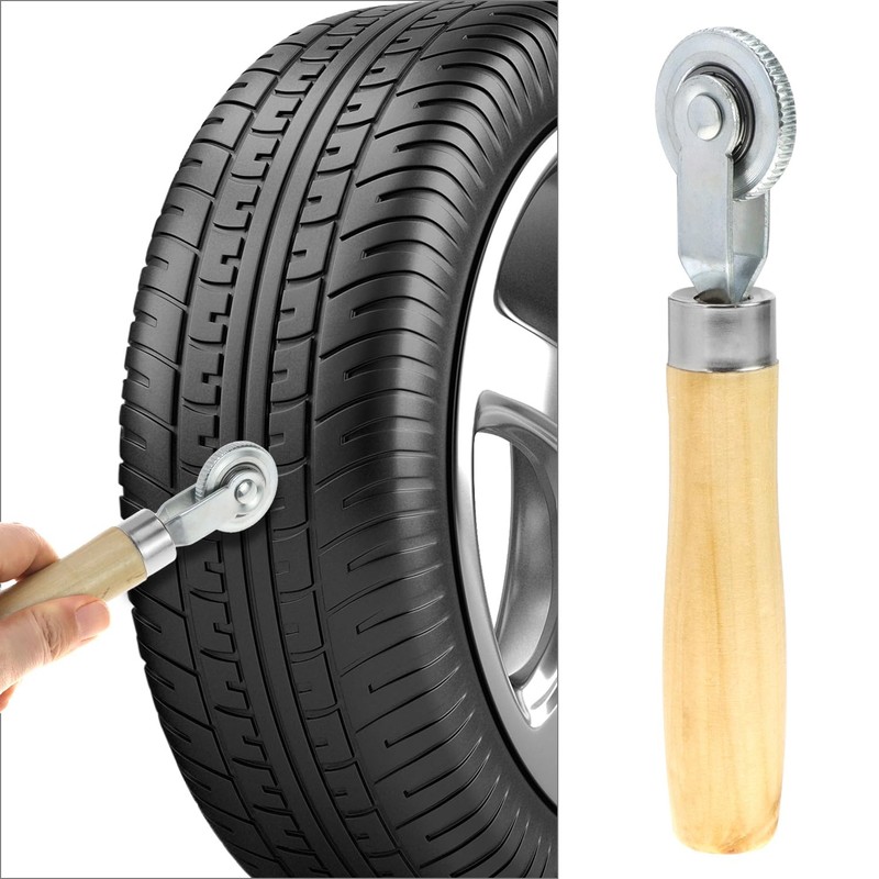 QWORK Tire Repair Patch Tools Kit, Tire Tungsten Carbide Buffing