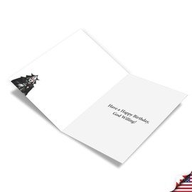 NobleWorks, Funny Birthday Greeting Card with 5 x 7 Inch Envelope (1 Card) Bday Religious Mansplaining C10804BDG