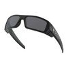 Oakley Gascan Sunglasses Polished Black with Grey Lens + Sticker