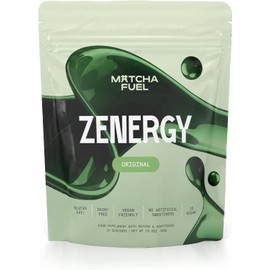 Matcha Fuel SuperLatte - Mushroom, Superfood & Adaptogenic Matcha Powder | Energy, Focus & Immunity | Lion's Mane, Reishi, Cordyceps, KSM-66 Ashwagandha | Gluten Free | Vegan | 15 Servings (300g)