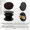 Westbrass Mushroom Tip-Toe Tub Trim Set with Floating Faceplate, Matte