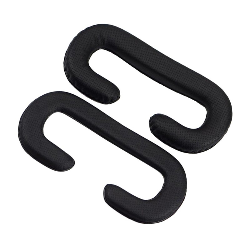 GRIRIW 2pcs Pu Leather Vr Eye Mask Sponge Cushion for