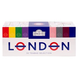 Ahmad Tea London Gifts | London Underground TFL Selection Packs | Gift | London & English Souvenirs | 30 Teabag Sachets | 3 Flavours