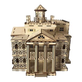 Bird’s Wood Shack Haunted House Model Kit – Size When Assembled – 17.5" Wide x 19" Long x 17" High – 3D Puzzles for child and toddlers