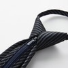 STICO Estico Blackpin Regimental Zipper Tie Navy_SNTVZ67NTN