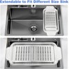 Over The Sink Colander Strainer Basket,Sink Colander for Kitchen Washbasin,All