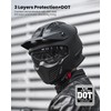 ILM Open Face Motorcycle 3/4 Half Helmet for Dirt Bike