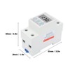 LCD Display Single Phase Adjustable Over Voltage Under Voltage Protector