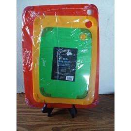 Fiesta Three-piece Non-slip Cutting Board Set