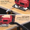 Meterk Cordless Jig Saw, 20V Lithium Ion Jigsaw with LED