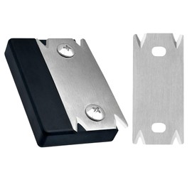 Woodworking Edge Trimmer, Edge Corner Planer,Hand Planer Edge Bander for Burrs (1 black+1 blade)