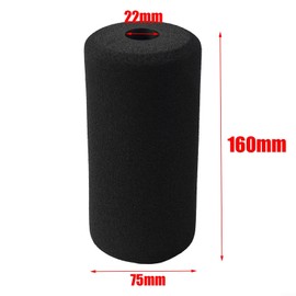 Foam for PADS Rollers Replacement, Machine Tube Foam Roller Pad Replacement For Leg Extension On For Weight Bench(160MM)