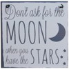 Moon And Back Metal Hanging Sign ~ Dont Ask For