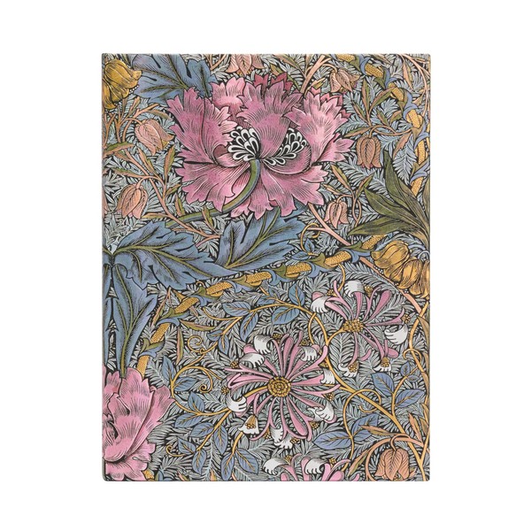 Morris Pink Honeysuckle (William Morris) Ultra Lined Hardcover Journal: Hardcover,