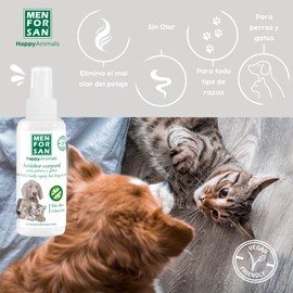 MENFORSAN Body Odour for Dogs and Cats 60ml Eliminates Bad Odors Fragrance Free Vegan Product