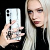 LJJINGXS Gothic Spider Phone Charm Strap with Beaded Chain and