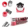 Fruit Cutters Shapes,Granmagazz 12Pcs Vegetable Cutters Shapes Set, Mini Cookie