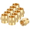 Rebower 10 Pack FeMale to FeMale Adapter, 1/2" FNPT x