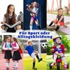 GRPSKCOS Children's Football Socks, 2 Pairs Football Socks Children Sports
