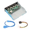 Front Panel USB 3.1 Hub 3.25in 10Gbps 4 Downstream Ports