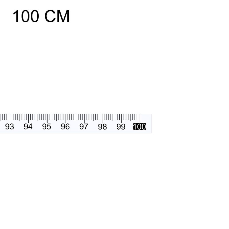 uxcell Adhesive Tape Measure 100cm Left to Right Read Measuring