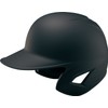 Zett BHL381 Baseball Soft Batting Helmet, Black (1900), M Size: