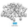 sourcing map 5/32" 4mm Aluminum Crimping Loop Sleeve Single Round