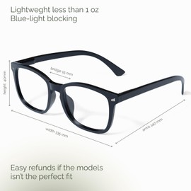 CCVOO Reading Glasses for Women/Men, Eyeglasses, Blue Light Readers for Women/Men, Computer Eye Glasses, Cheaters