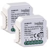 Luminea Home Control Rollo Steuerung: 2er-Set WLAN-Unterputzmodule für smarte Rollladen,